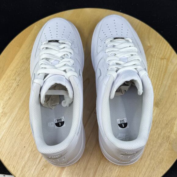 Nike Air Force 1 Low White \'07 Mens Size 8 White Sports Sneaker CW2288-111 NEW main image 5